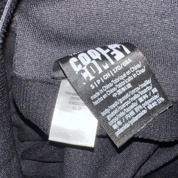 PINK Victoria’s Secret Cool & Comfy Black Mesh Patterned calf & Thigh Size Small - Picture 5 of 10